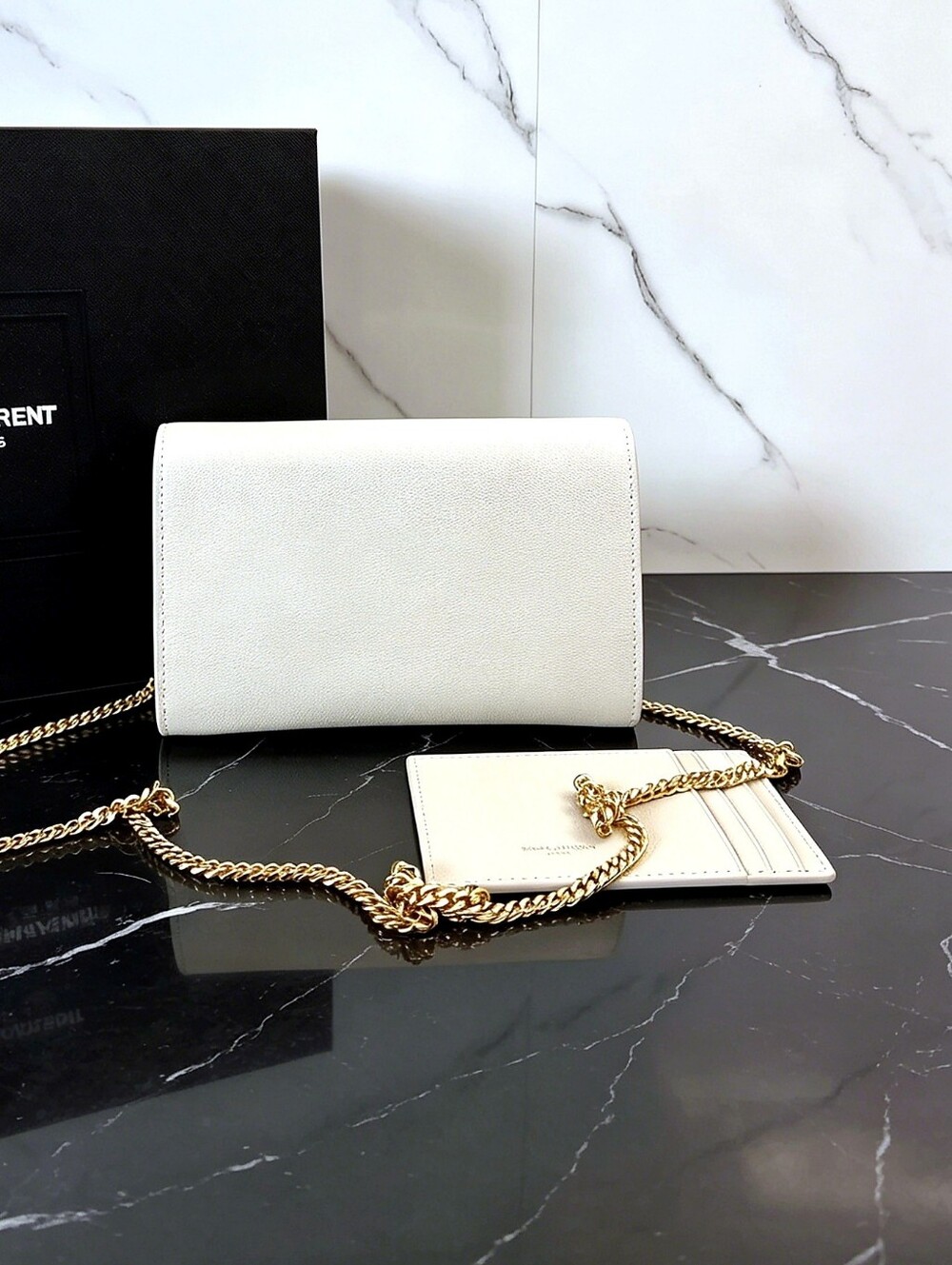 Saint Laurent Envelope Chain Wallet - Picture 4 of 6